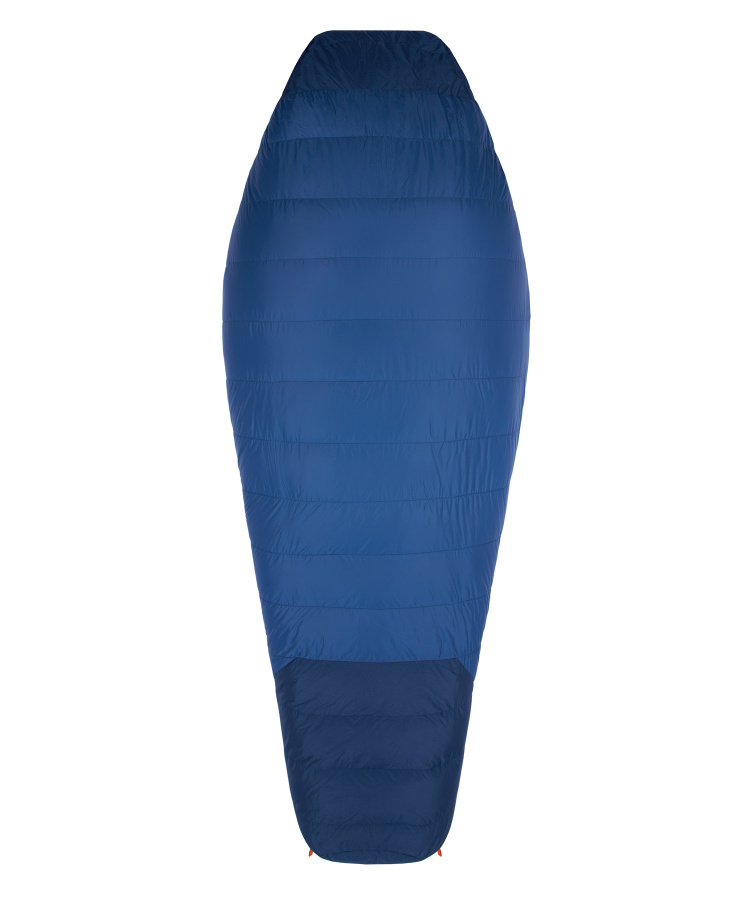 Спальный мешок пуховый Yeti-30C right (Long, 9723/деним/оранжевый, , , , , )