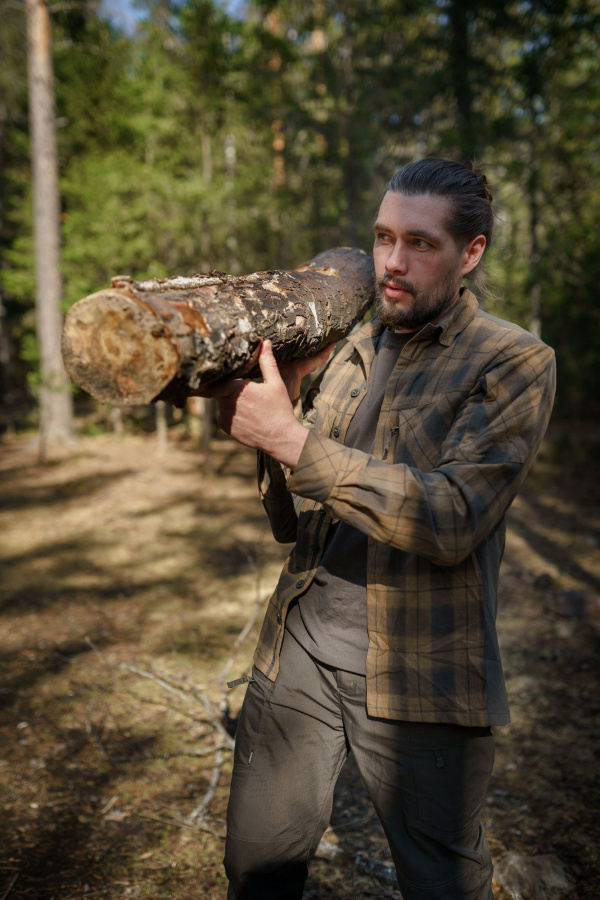 Рубашка мужская Freedom (46/170-176, Серый, , , )