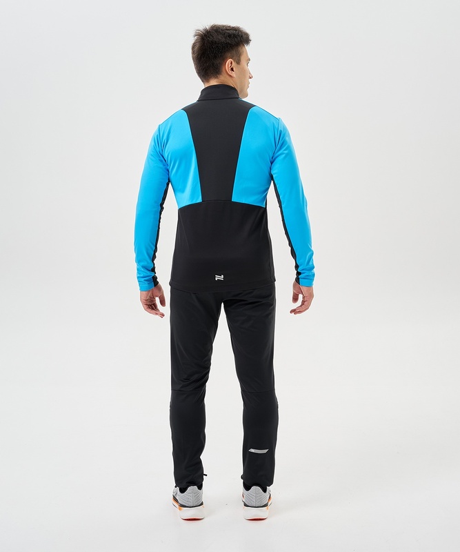 Тренировочная куртка Nordski Advance Light Blue/Black (52-XL, Light Blue/Black, , , , , )