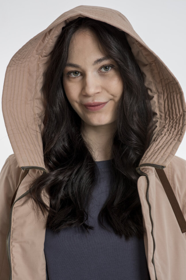 *Парка жен. арт. 48275 (170, Пудра, 96, 104, , , )