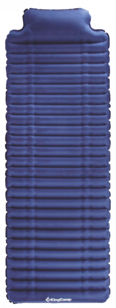 Talberg 1903 comfort light коврик надувной (синий, 189 х 66 х 7/11 см)