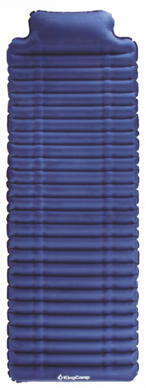 Talberg 1903 comfort light коврик надувной (синий, 189 х 66 х 7/11 см)