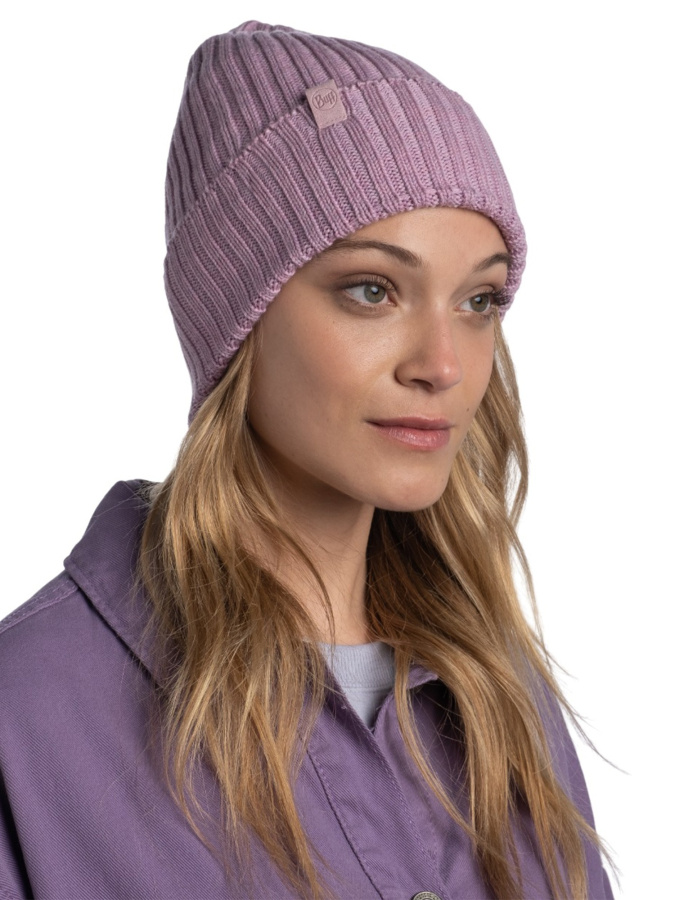 Шапка BUFF KNITTED HAT (One Size, NORVAL Pansy, , , )