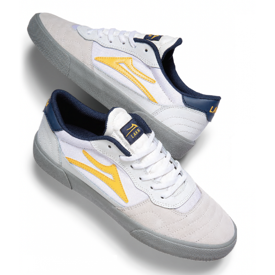 Кеды Lakai Cambridge (45, WHITE LEATHER/GREY, , , , , )