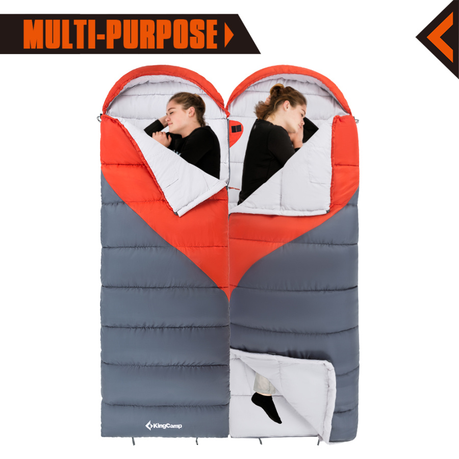 3211 VALLEY 330 -4C спальный мешок (оранж., правый)