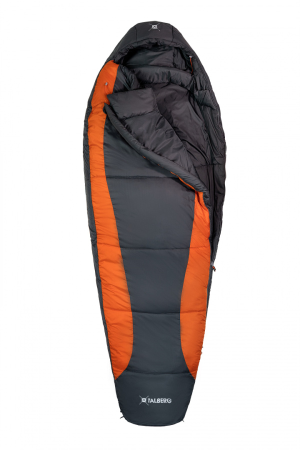 SUMMIT EXP -28°C спальный мешок (-28С, серый/синий правый)