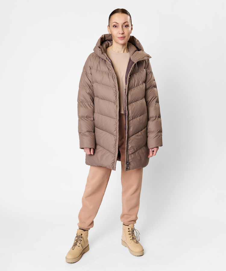 Полупальто пуховое Myst Женское (XL, 4700/гранит, , , , , )