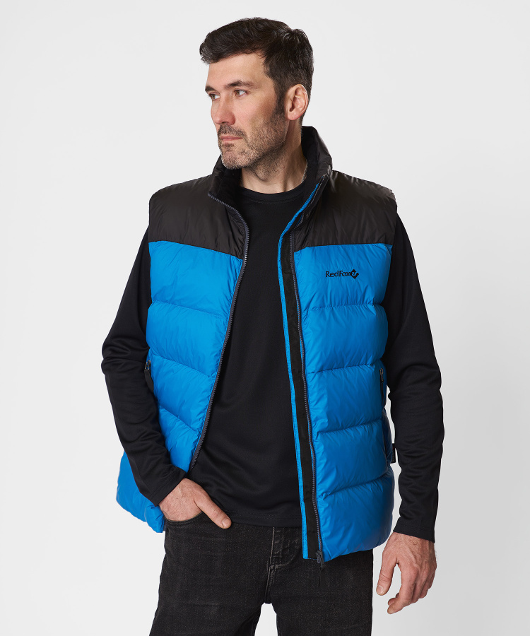 Жилет пуховый Nansen RL Мужской (L, 8210/синий/черный, , , , , )