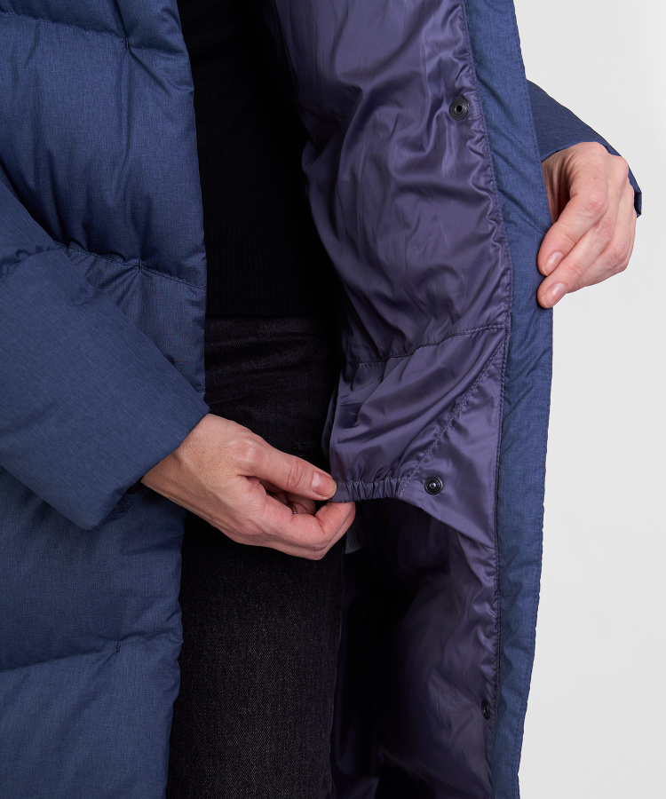 Пальто пуховое Ester VI Женское (XL, 9700/деним, , , , , )