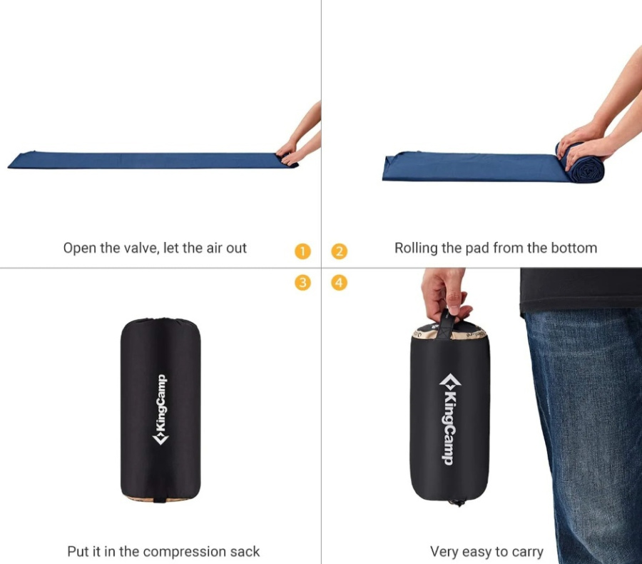 2014 NYBORY DUO 10 коврик надувной (синий, 195х130х10)