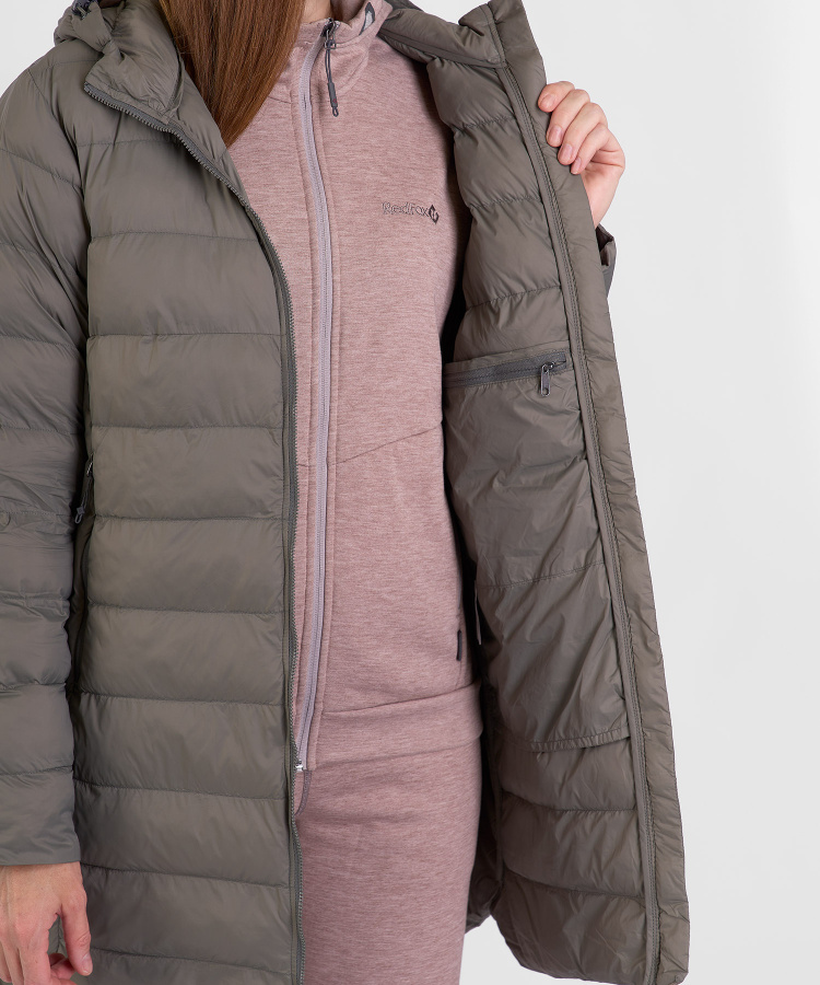 Полупальто утепленное Flight II Женское (XL, 3100/т.оливковый, , , , , )