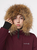Полупальто пуховое Nyla III Женское (XL, 2500/бургунди, , , , , )