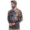 *Футболка "Mark Hoodie V3" принт (L, Принт серо-оранжевый/Серый, , , )