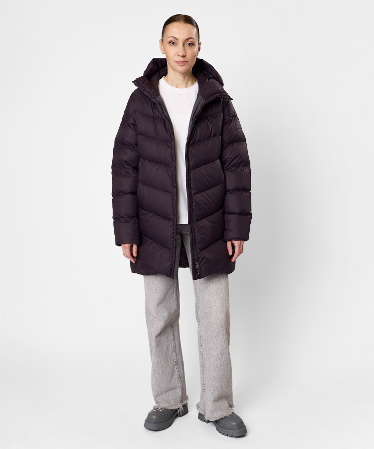 Полупальто пуховое Myst Женское (XS, 2500/бургунди, , , , , )