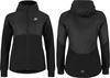 *Куртка NONAME WINDRUNNER JACKET 22 WOS 2001216-0001 ветрозащ, с капюшоном женск. (6-L, Черный, , , , , )