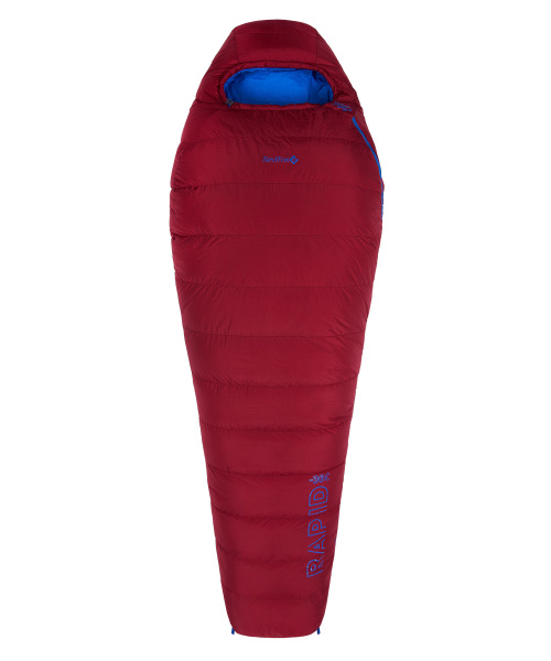 Спальный мешок пуховый Rapid -30C right (Long, 1282/т.красный/синий, , , , , )
