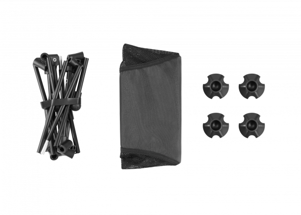 Atepa 2405 ultralight square low chair кресло скл. (черный)