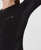 Первый слой фуфайка с длинным рукавом Active Seamless Женская (XS-S, 1000/черный, , , , , )