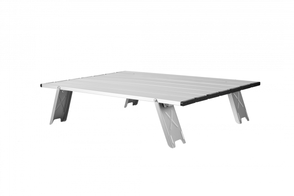 Atepa 2403 mini alunium table l стол скл. алюм (серебристый)