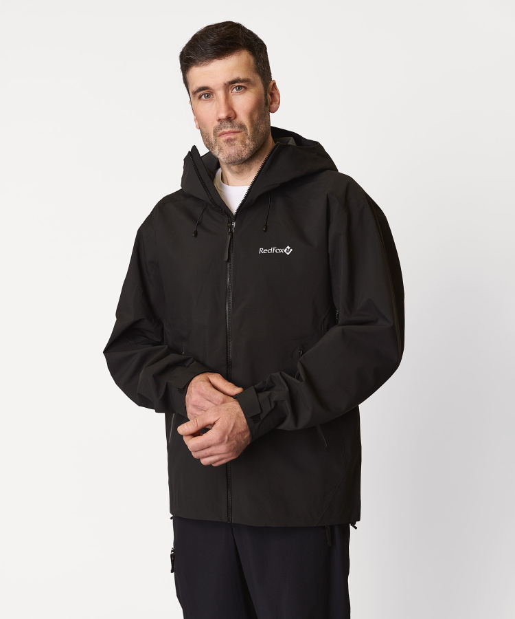 Куртка outdoor rain Мужская (54, 1000/черный, , , , , )