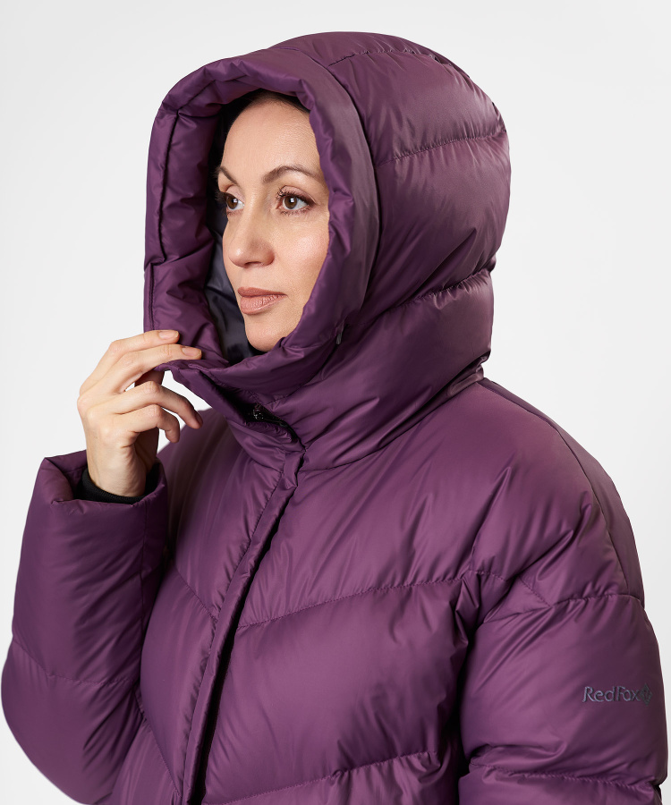 Пальто пуховое Astra Женское (S, 0100/чернила, , , , , )