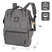  b0297 casual backpack рюкзак (т. серый)