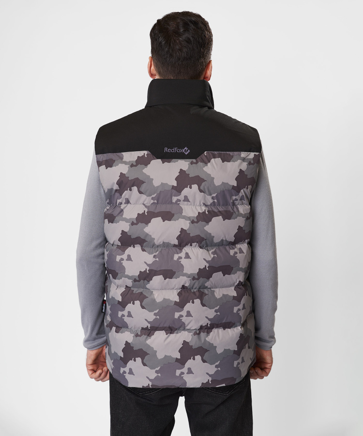 Жилет пуховый Nansen R Мужской (S, J310/принт/черный, , , , , )