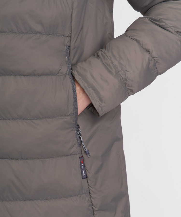 Полупальто утепленное Flight II Женское (XL, 3100/т.оливковый, , , , , )