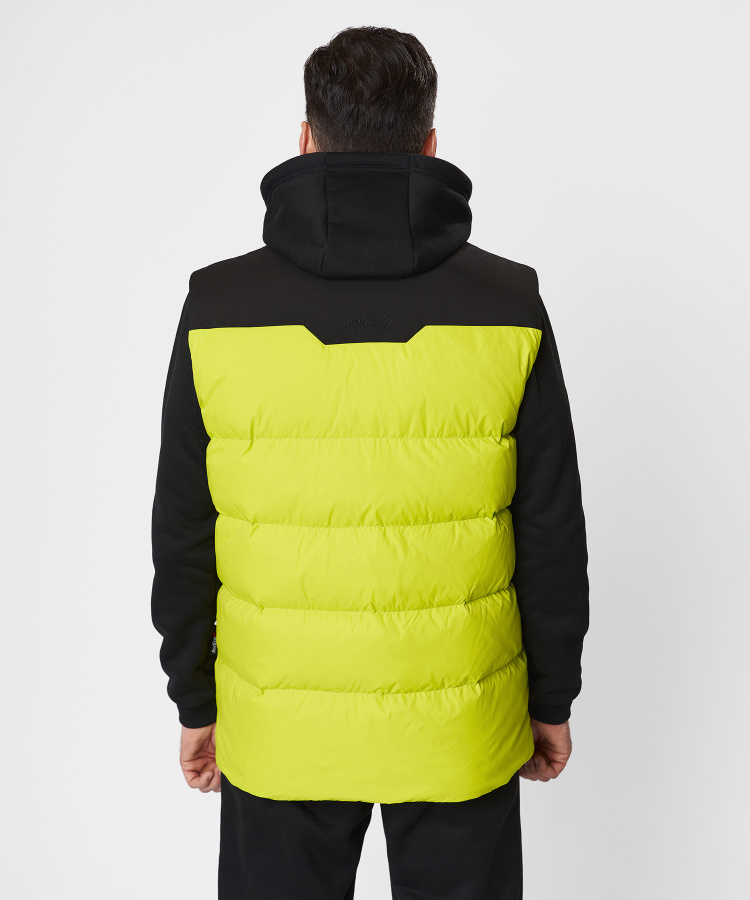 Жилет пуховый Nansen R Мужской (M, 5210/lime/черный, , , , , )