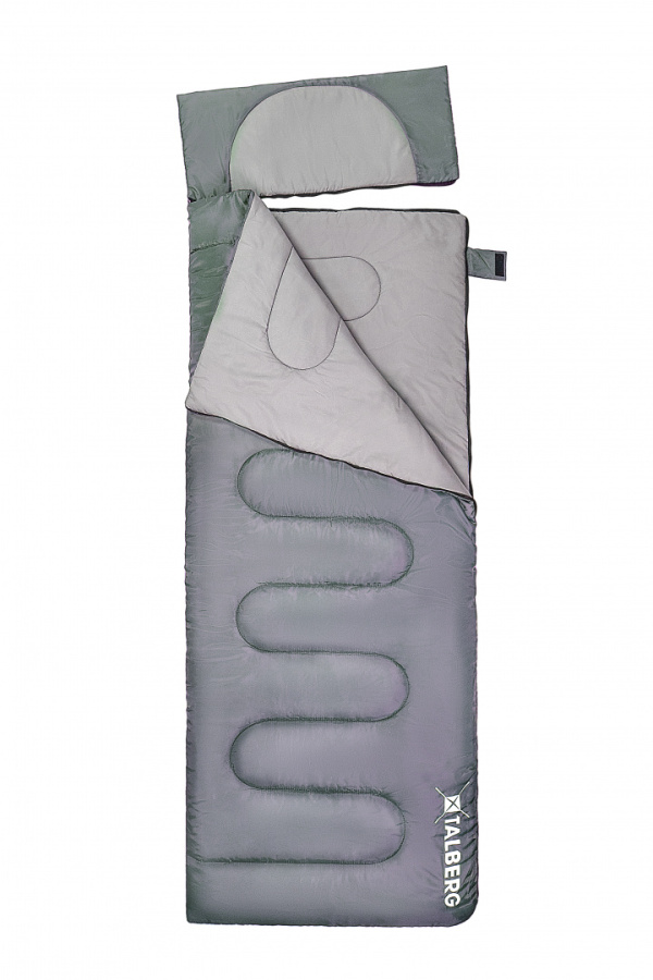 OASIS +5°C спальный мешок (+5С, серый правый)