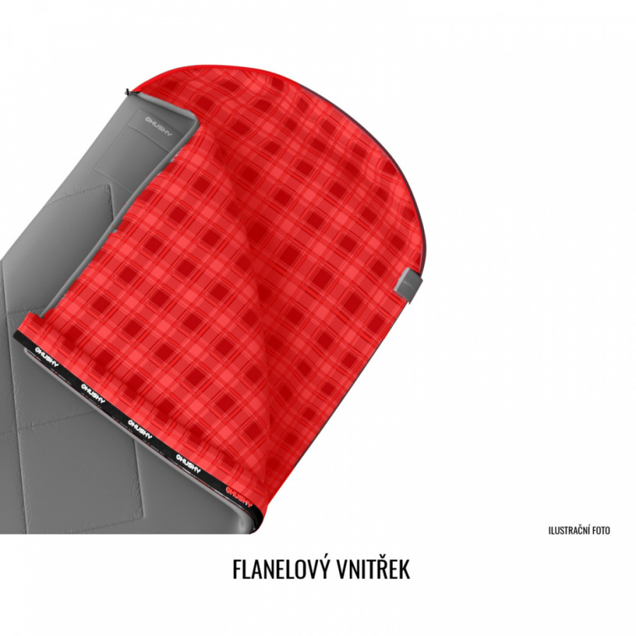 GARY - 5°С 220x90 спальный мешок (зелёный, левый)