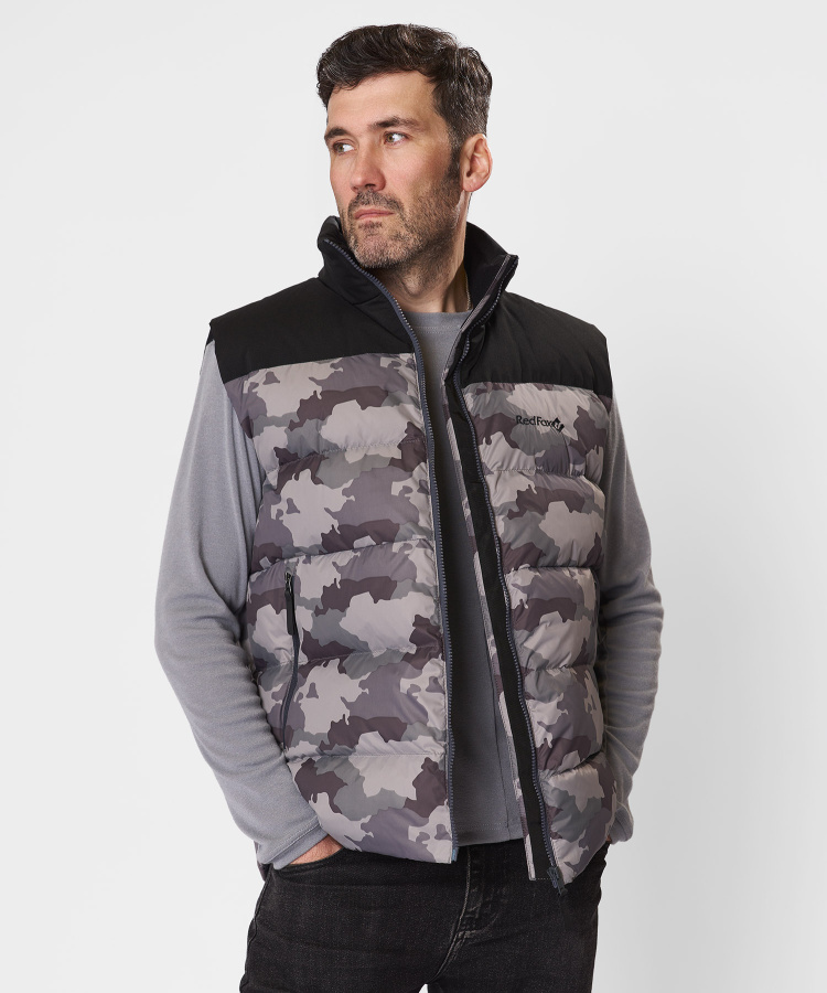 Жилет пуховый Nansen R Мужской (S, J310/принт/черный, , , , , )