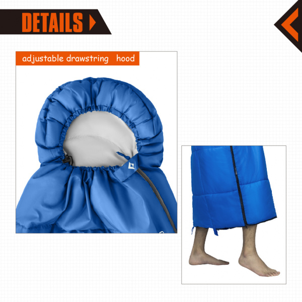 King Camp 3222 oasis 250xl -3c спальный мешок (синий левый)