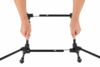 2405 ULTRALIGHT SQUARE LOW CHAIR кресло скл. (черный)