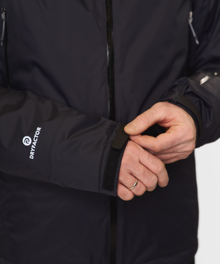 Куртка утепленная Cheget Мужская (L, 1010/черный/черный, , , , , )