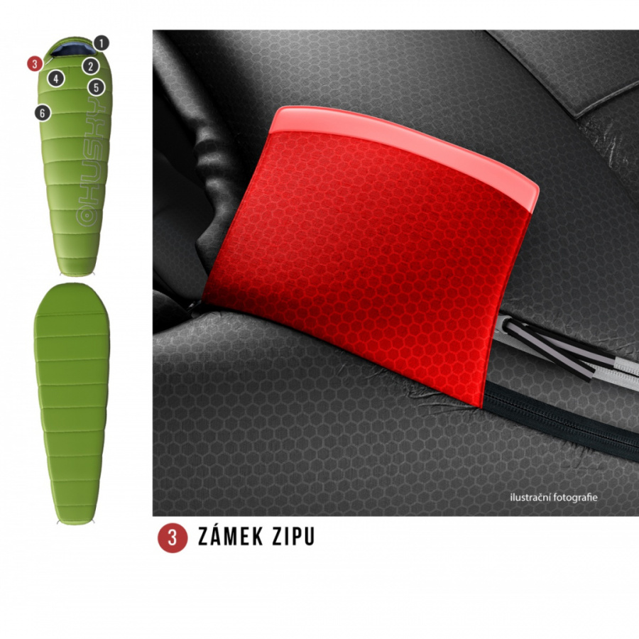 MIKRO +2°С 210х85 спальный мешок (левый)