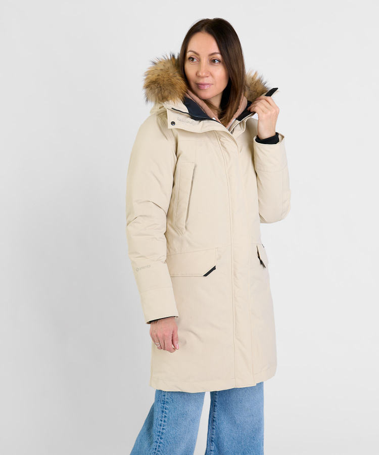 Полупальто пуховое Kodiak III GTX Женское (XL, 3500/бежевый, , , , , )