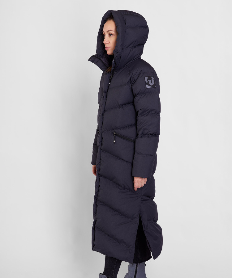 Пальто пуховое Ester VI Женское (XS, 9000/графит, , , , , )