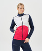 Тренировочная куртка Nordski Advance White/Pink/Blueberry W (44-XL, White/Orchid/Black, , , , , )