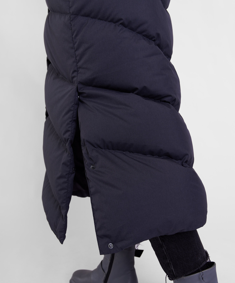 Пальто пуховое Ester VI Женское (XS, 9000/графит, , , , , )