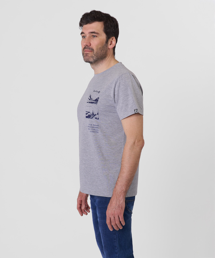 Футболка Memory Мужская (L, 4000/серый, , , , , )