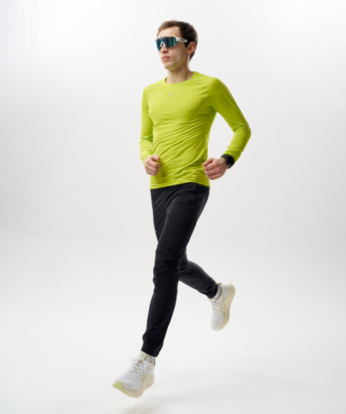 Футболка Nordski Pro Lime с длинным рукавом (44-XS, Lime, , , )