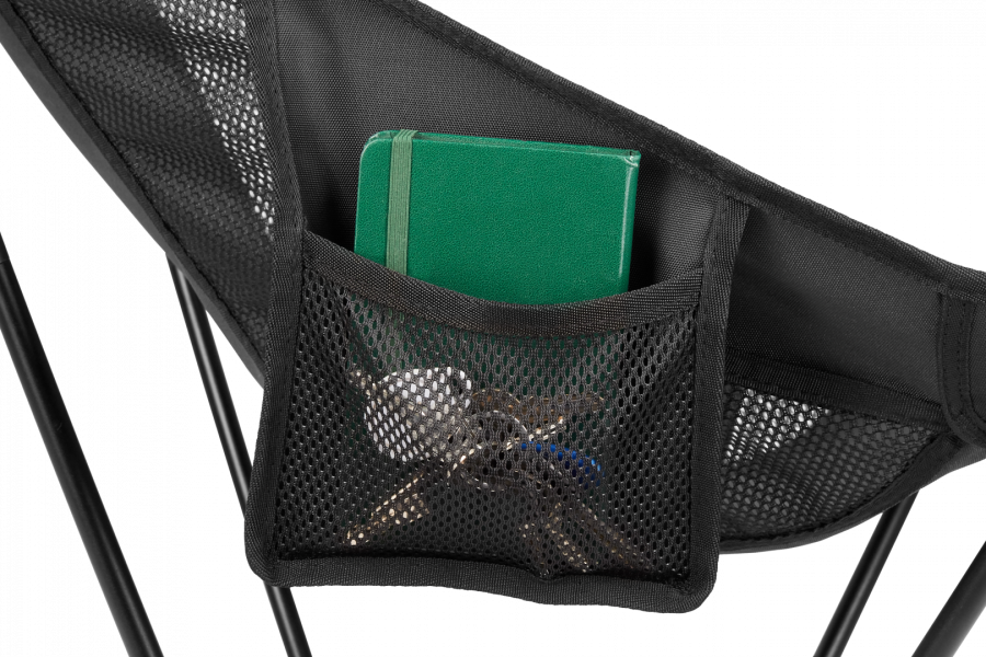 2405 ULTRALIGHT SQUARE LOW CHAIR кресло скл. (черный)