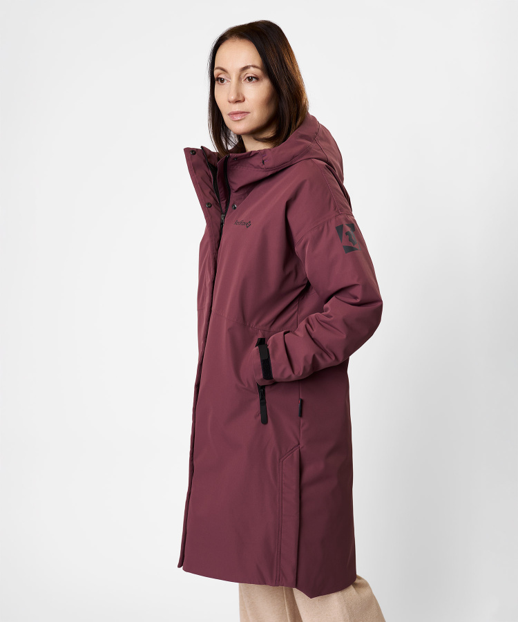 Пальто утепленное Garda II Женское (XL, 1800/коричневая роза, , , , , )