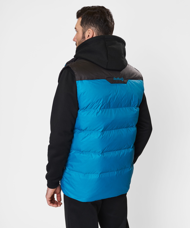 Жилет пуховый Nansen RL Мужской (S, 6910/нептун/черный, , , , , )