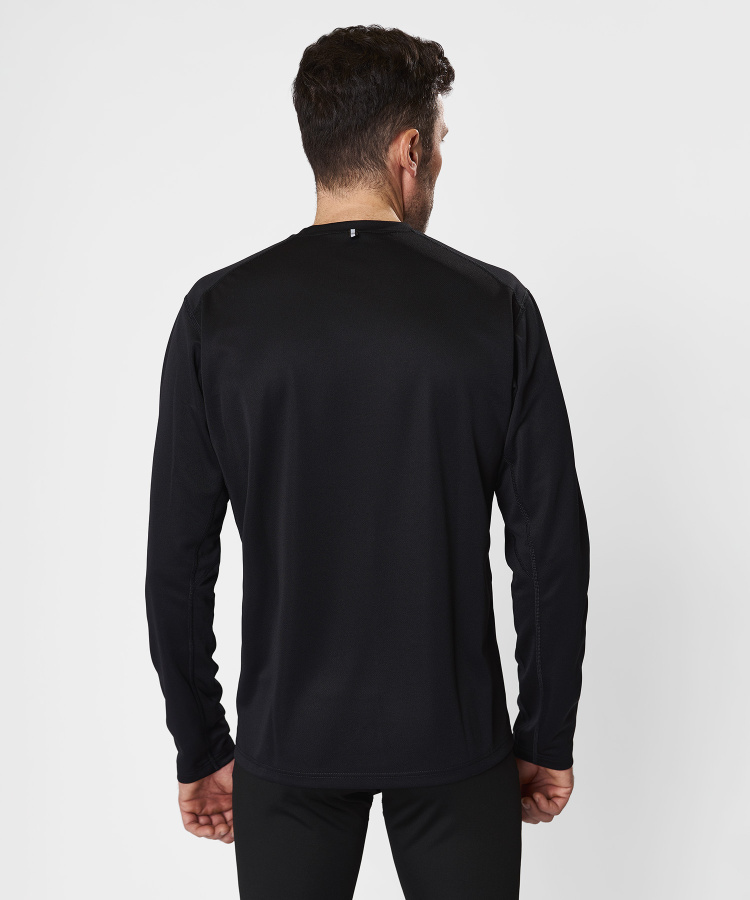 Футболка с длинным рукавом Workout Мужская (XXL, 1000/черный, , , , , )