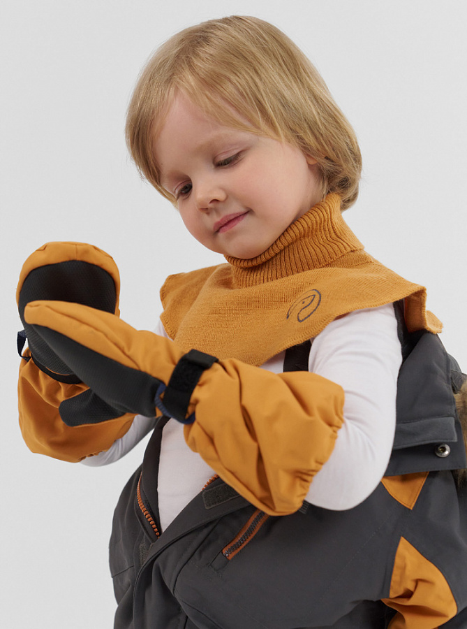 *100466 Рукавицы детские KOMITO (2/4, 129 арахис, , , , , )