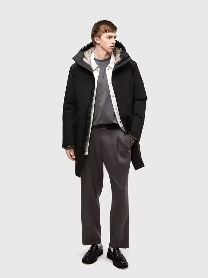 *100638 Пальто мужское TOGAR (M, 060 чёрный, , , , , )