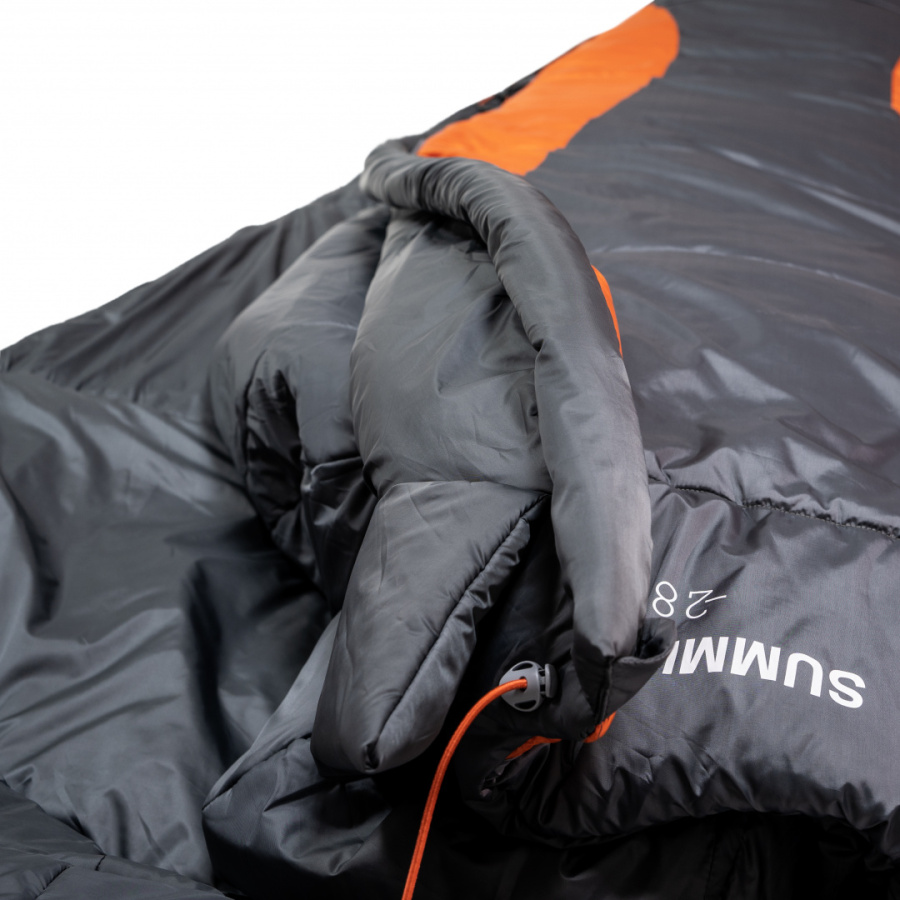 SUMMIT EXP -28°C спальный мешок (-28С, серый/синий правый)