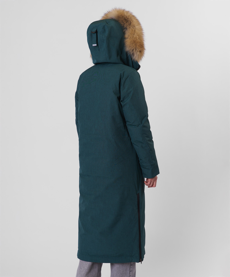 Пальто пуховое Aurora III DF Женское (XS, 7100/petrol, , , , , )